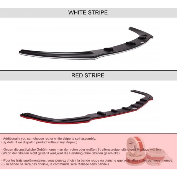 Sottoparaurti splitter laterali posteriori Audi A8 D4 2009-2013