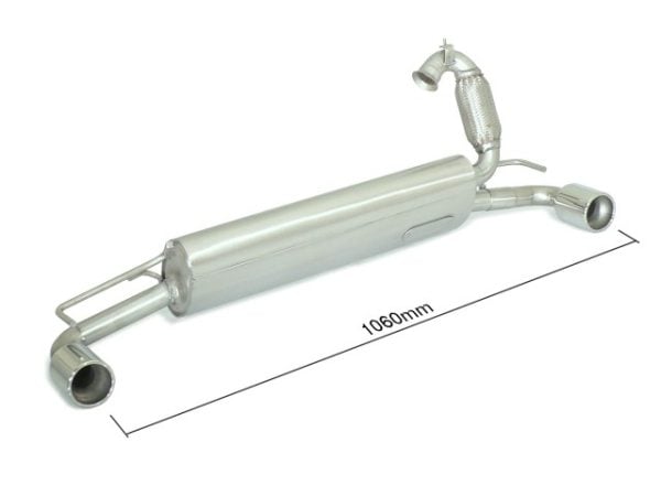 Terminale di scarico Posteriore per Smart Forfour 0.9 (66kW) 2014-2021 Ragazzon