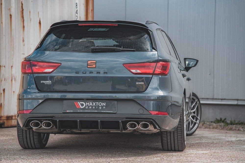 Estrattore sottoparaurti posteriore V.3 Seat Leon Cupra ST MK3 2017-2019