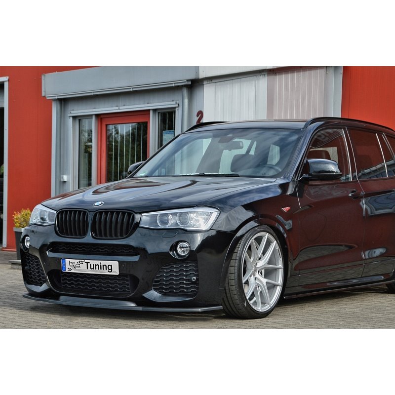 Protezione Battivaligia Soglia Paraurti Posteriore In ABS - Compatibile Con BMW X3 F25 (Restyling 06/2014-), Colore Nero