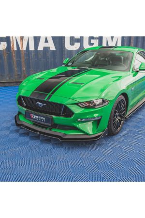 Sottoparaurti splitter anteriore con flaps V.1 Ford Mustang GT MK6 2017-