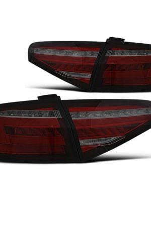 Coppia fari Led Bar DTS posteriori Audi A4 B8 12-15 berlina Rossi Fume (Oem)