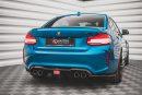 Estrattore posteriore Racing BMW M2 F87 2016-2020 opaco