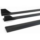 Minigonne laterali sottoporta Ford Mustang Look GT500 Nero lucido