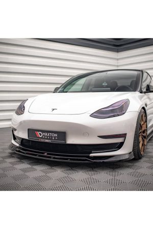 Sottoparaurti splitter anteriore V.3 Tesla Model 3 2017-