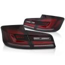 Coppia fari Led bar posteriori BMW F10 10-16 Rosso fume