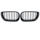 Griglia calandra anteriore BMW E46 01-05 S/T Look Nero lucido Double Bar