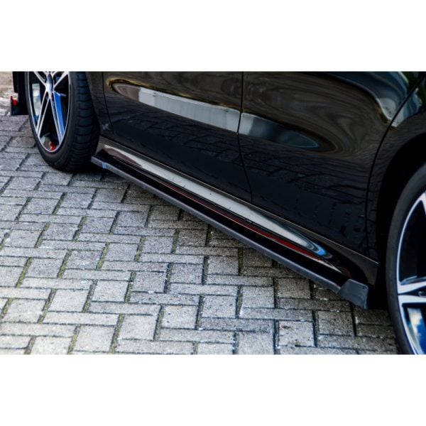 Minigonne laterali sottoporta + Flaps posteriore Mercedes CLA X118 / C118 AMG-Line 2019-
