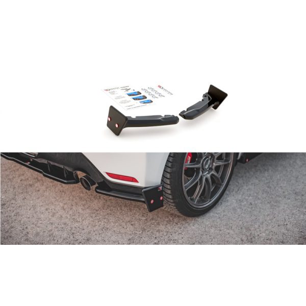 Sottoparaurti laterali posteriori V.2 + Flaps Toyota GR Yaris Mk4 2020-