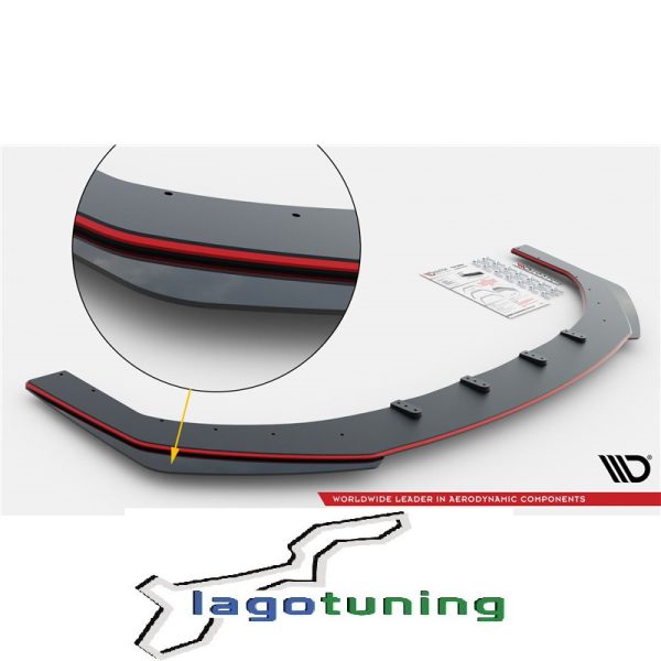 Sottoparaurti anteriore Street Pro+ Flaps Mercedes A35 AMG / AMG-Line 2018-