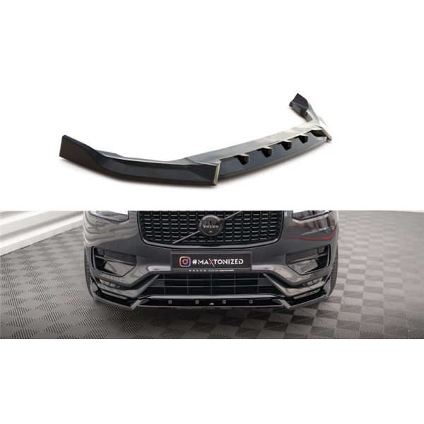 Sottoparaurti splitter anteriore V.2 Volvo XC90 R-Design Mk2 Facelift 2019-