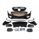 Paraurti anteriore Mercedes W213 4p 16-19 / C238 look AMG E63