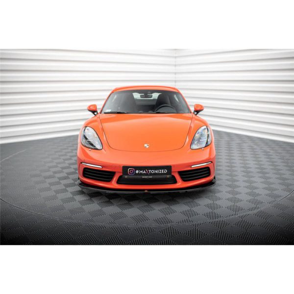 Sottoparaurti splitter anteriore V.2 Porsche 718 Cayman 982c 2016-