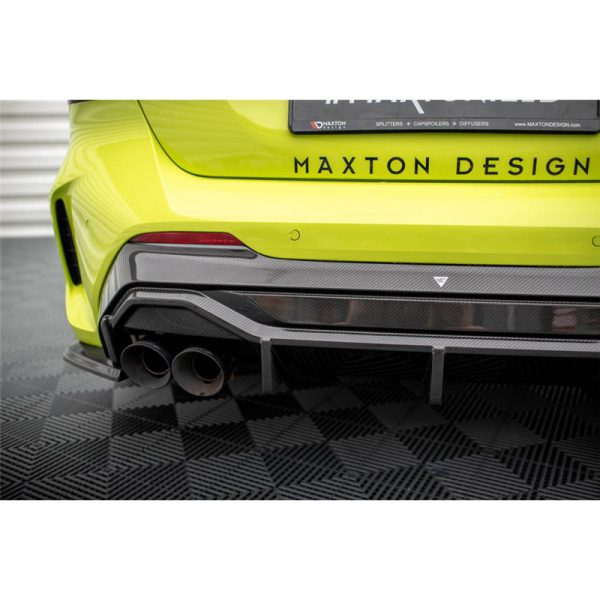 Sottoparaurti estrattore in carbonio V.1 + scarico Milltek BMW 1 F40 M135i 2019-
