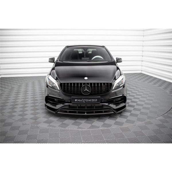 Sottoparaurti splitter anteriore V.2 Mercedes A AMG-Line W176 2015-2018