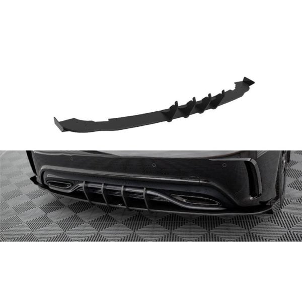 Sottoparaurti post. Street Pro + flaps Mercedes Classe A AMG-Line W176 2015-2018