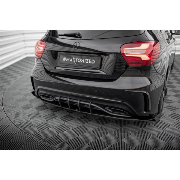 Sottoparaurti post. Street Pro + flaps Mercedes Classe A AMG-Line W176 2015-2018