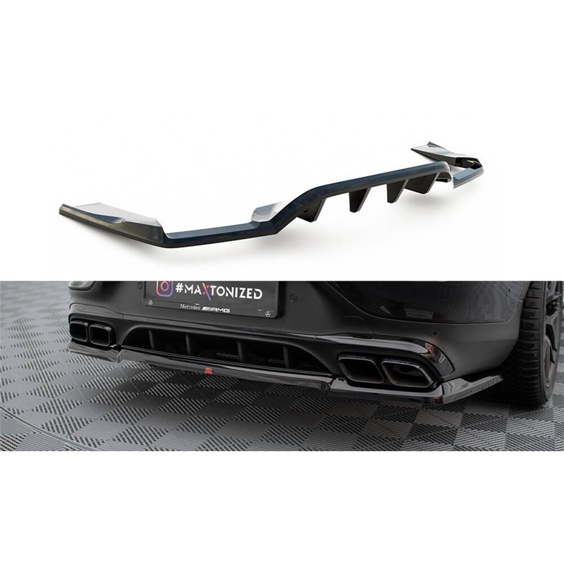 Sottoparaurti estrattore posteriore Mercedes AMG GLC 63 Coupe C253 Facelift 2019-2022