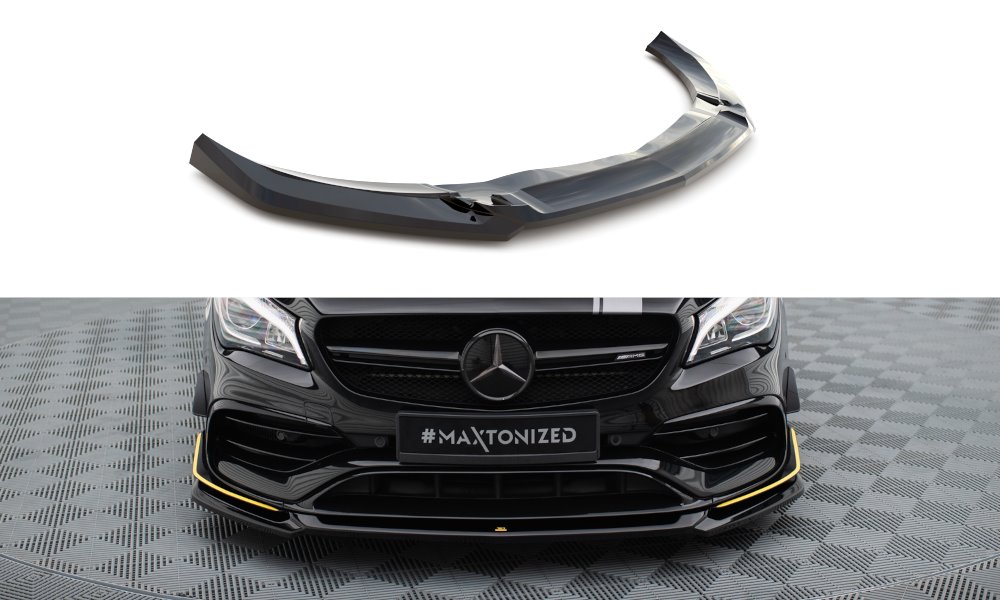 Sottoparaurti splitter anteriore V.4 Mercedes AMG CLA 45 Aero C117 2017-2019