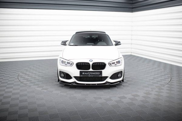 Sottoparaurti splitter anteriore V.5 + Flaps BMW 1 M-Pack / M140i F20 2015-2019