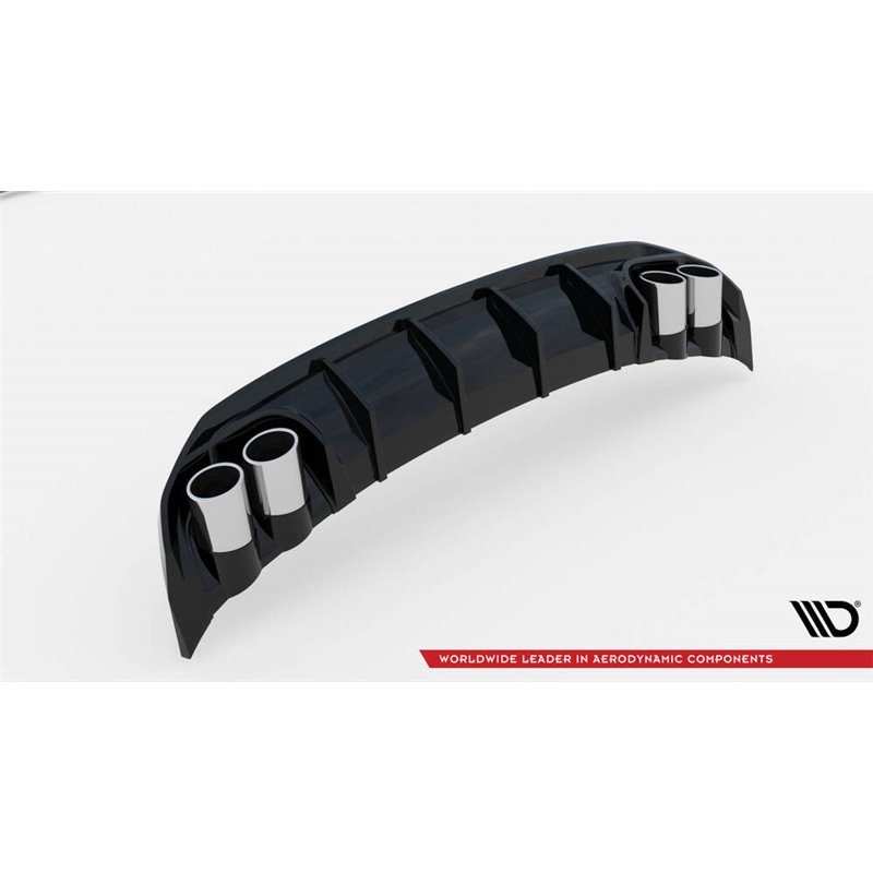 Sottoparaurti estrattore posteriore + terminali Audi A3 8Y S-Line berlina 2020-