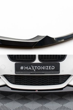 Sottoparaurti splitter anteriore V.4 BMW 1 M-Pack / M140i F20 2015-2019 CSL Look