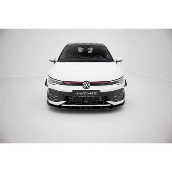 Sottoparaurti splitter anteriore V.1 Volkswagen Golf GTI / GTE / R-Line Mk8 2024-