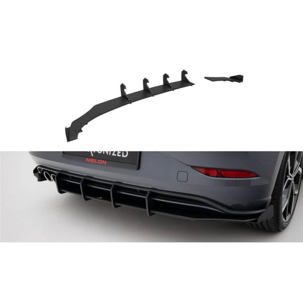 Sottoparaurti estrattore Street Pro + flap Volkswagen Polo GTI Mk6 2021-