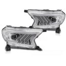 Fari Full Led e DTS Ford Ranger V 2016-2022 Chrome