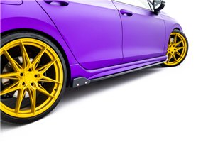 Diffusori Minigonne Laterali V.2 + Flaps Volkswagen Golf R MK8 Facelift 2024-