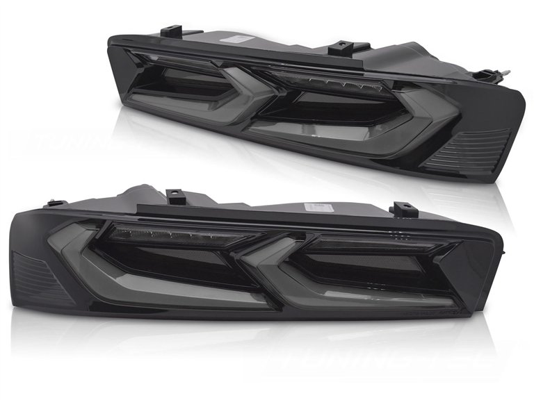 Fari posteriori Full Led e DTS Chevrolet Camaro 2016-2018 Neri Fume