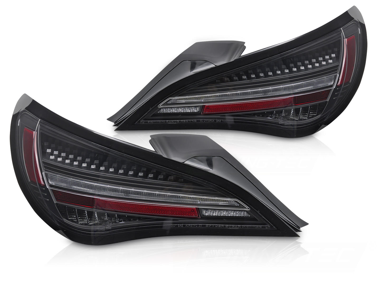 Coppia fari LED e DTS posteriori Mercedes CLA C117 2013-2016 Neri