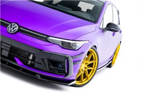 Sottoparaurti splitter anteriore V.3 + Flaps Volkswagen Golf R Mk8 Facelift 2024-