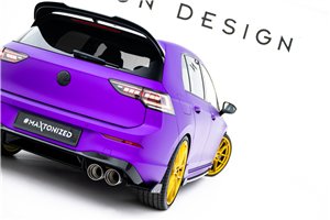Sottoparaurti splitter laterali posteriori V.2 + Flaps Volkswagen Golf R MK8 Facelift 2024-