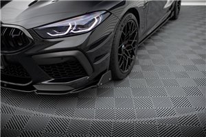 Sottoparaurti splitter anteriore V.1 + Flaps BMW M8 Gran Coupé F93 / Coupé F92 2019-2022