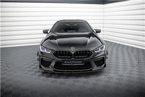 Sottoparaurti splitter anteriore V.1 + Flaps BMW M8 Gran Coupé F93 / Coupé F92 2019-2022