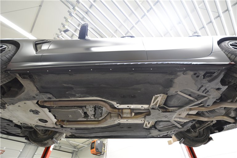 Diffusori minigonne laterali V.1 + Flaps BMW M8 Gran Coupé F93 / 8 Gran Coupe M-Pack G16 - immagine 6