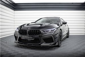 Sottoparaurti splitter anteriore V.1 + Flaps BMW M8 Gran Coupé F93 / Coupé F92 2019-2022