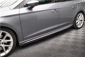 Diffusori minigonne laterali V.5 Seat Leon Cupra / FR / Standard Mk3 / Mk3 Facelift
