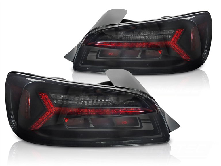 Coppia fari posteriori LED e DTS Honda S2000 AP1 2000-2003 Neri Fume