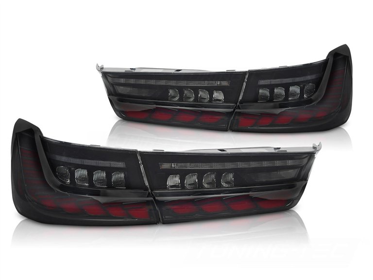 Coppia fari Oled posteriori BMW Serie 2 G20 2019-2022 Fume