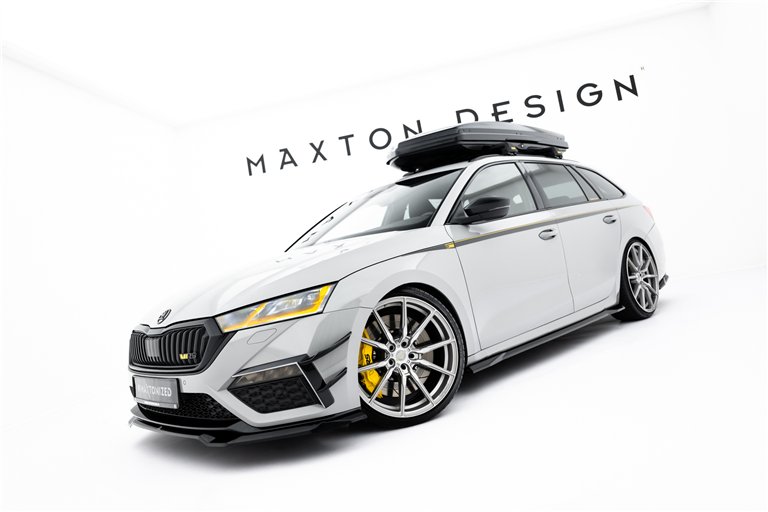 Diffusori per minigonne laterali V.1 Skoda Octavia RS Liftback / Combi Mk4 Facelift 2024- - immagine 2