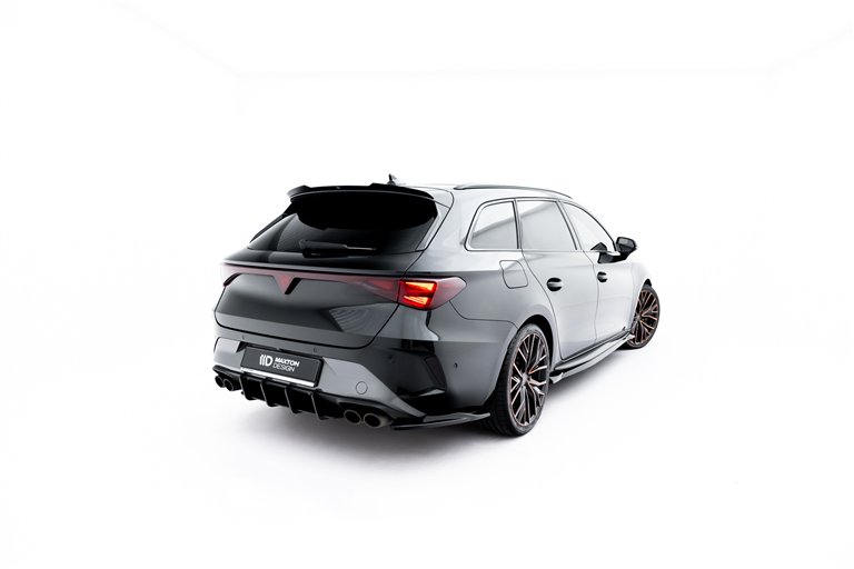 Sottoparaurti splitter laterali posteriori V.4 Cupra Leon ST Mk1 Facelift 2024- - immagine 2
