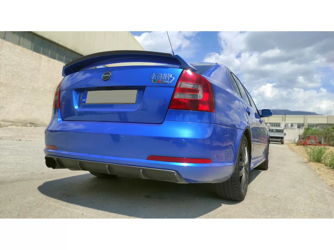 Splitter posteriore Skoda Octavia Mk2 2004-2009
