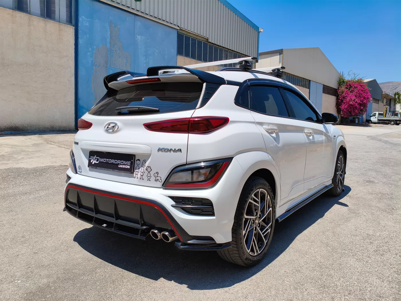 Sottoparaurti estrattore posteriore Hyundai Kona N-Line Mk1 Facelift 2020-2023 - immagine 3