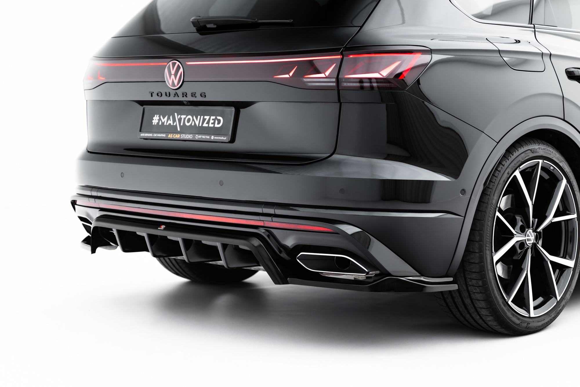 Sottoparaurti posteriore Volkswagen Touareg R-Line Mk3 Facelift 2023-