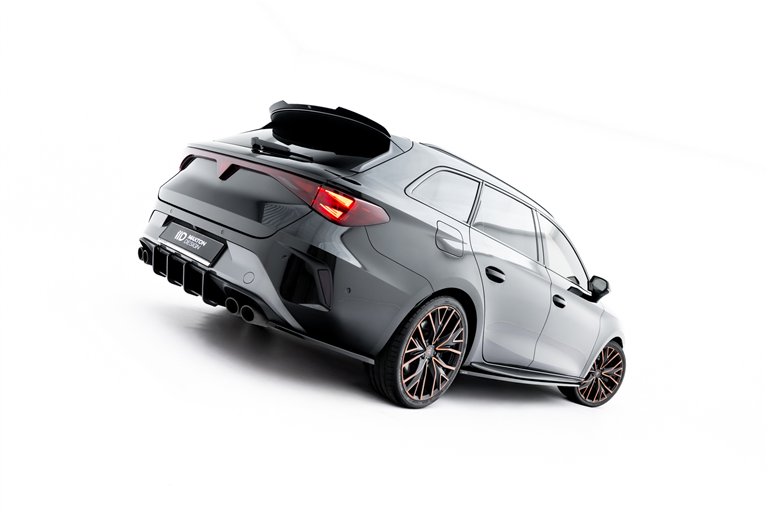 Sottoparaurti splitter laterali posteriori V.1 Cupra Leon ST Mk1 Facelift 2024- - immagine 2
