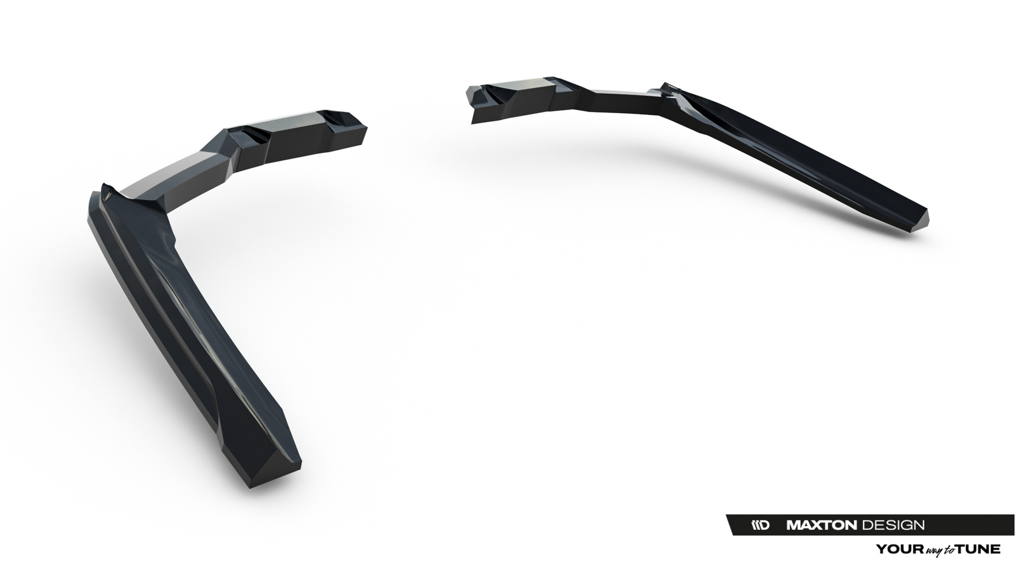 Sottoparaurti splitter posteriore V.1 BMW 5 / i5 M-Pack Sedan / Touring G60 / G61 2023- - immagine 9