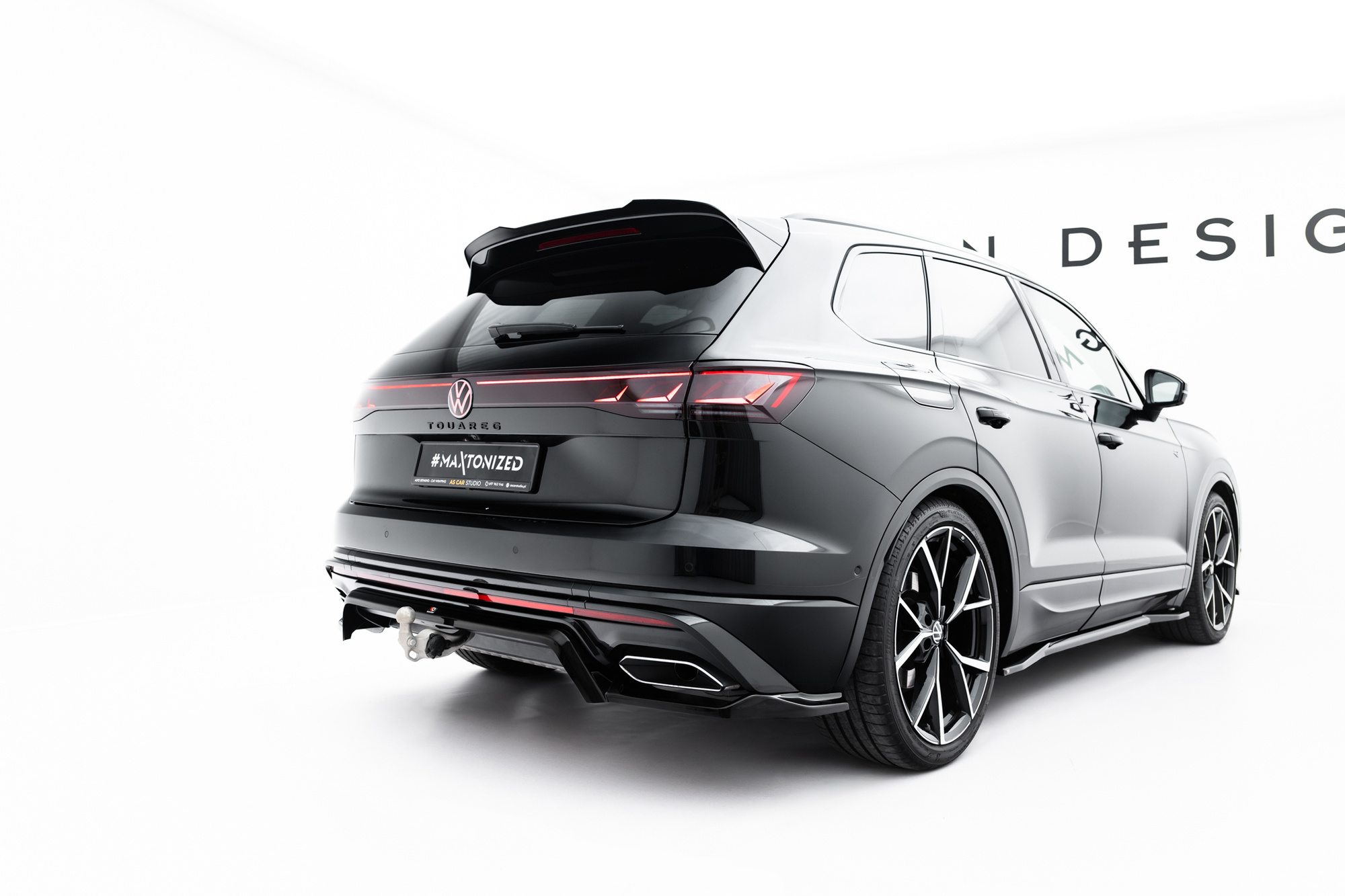 Sottoparaurti posteriore Volkswagen Touareg R-Line Mk3 Facelift 2023- - immagine 2