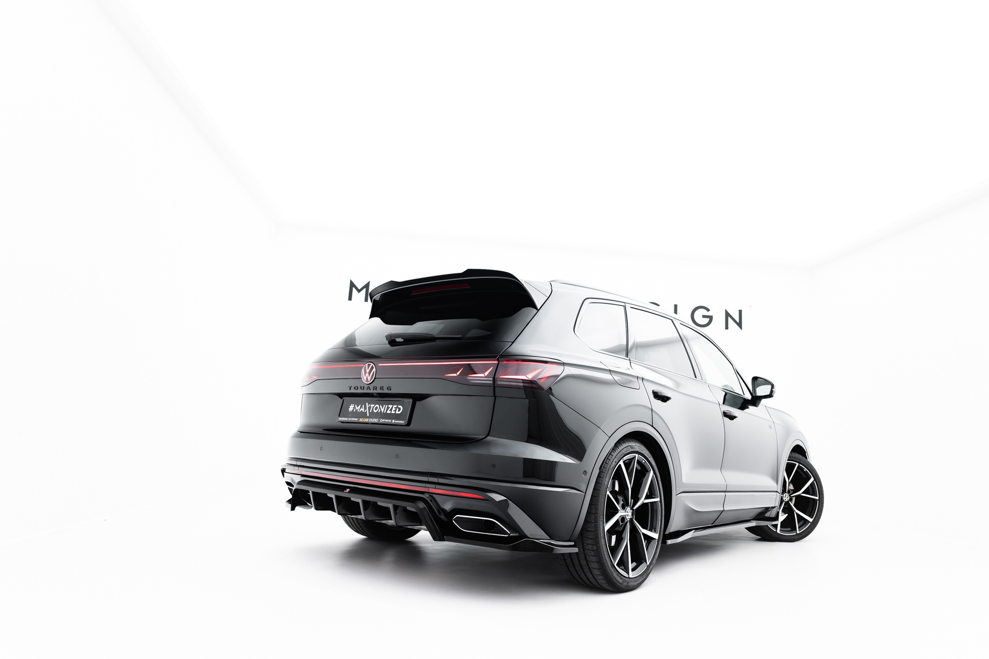 Sottoparaurti posteriore Volkswagen Touareg R-Line Mk3 Facelift 2023- - immagine 3